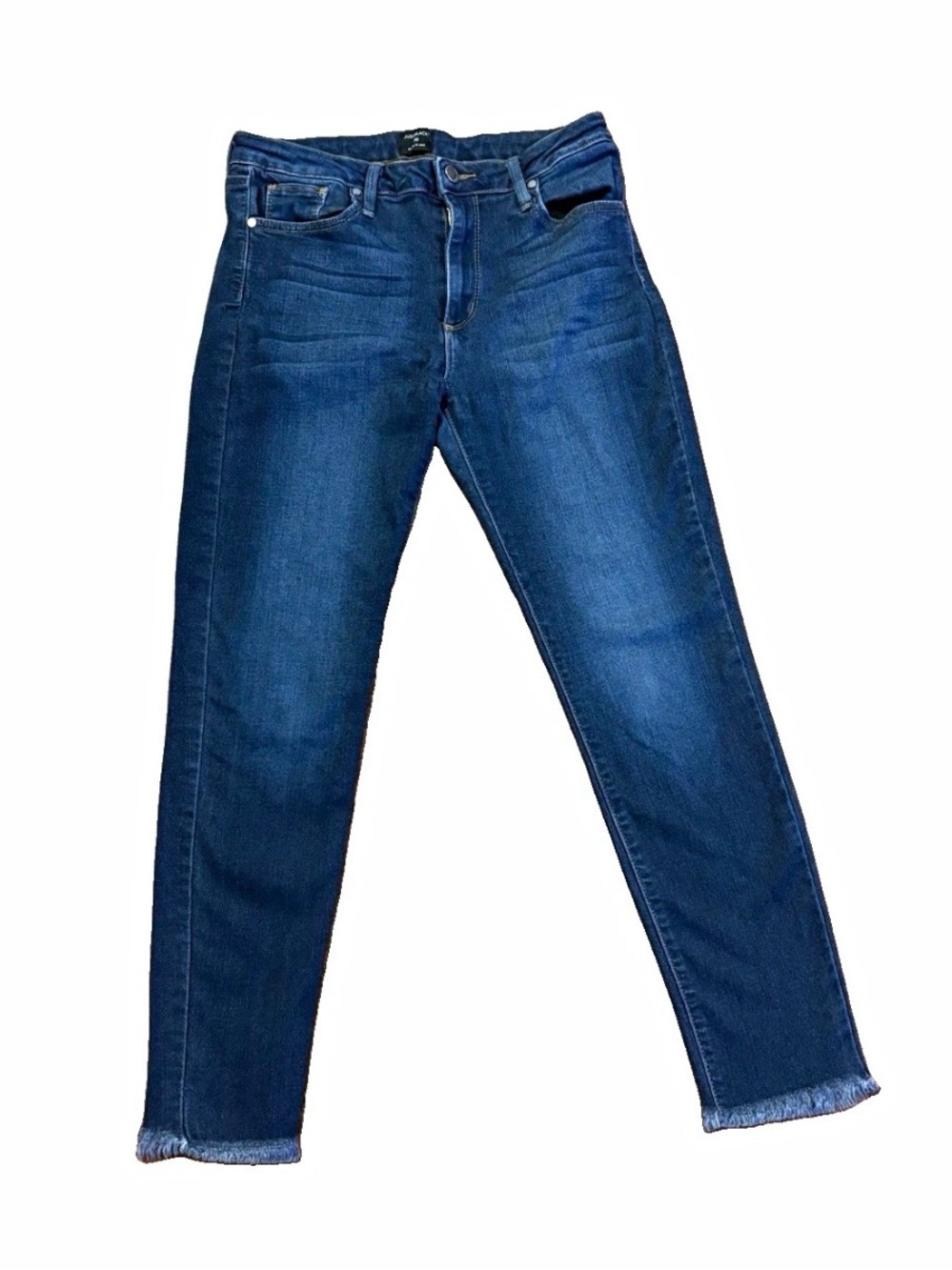 Just Black Women’s Jeans in Dark Blue Wash Frayed Hem - Size 30